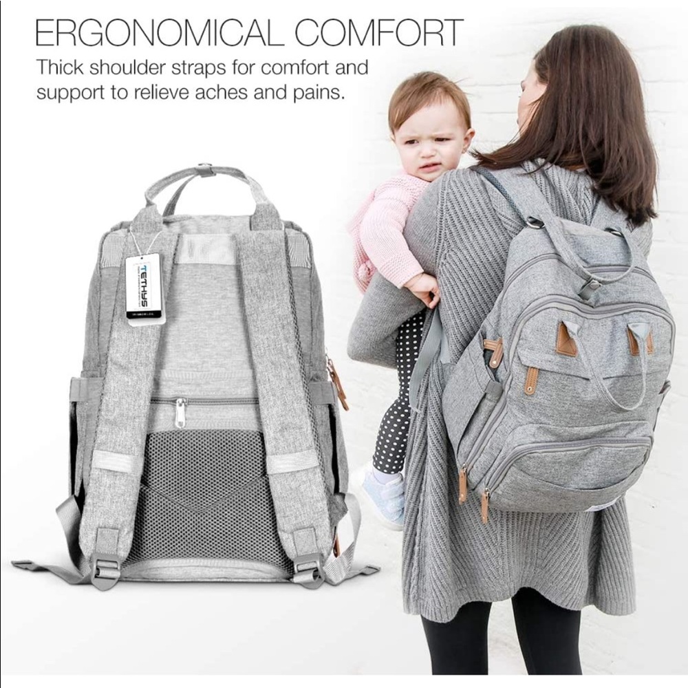 Tethys diaper bag backpack